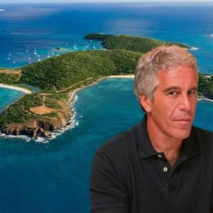 Who visited Epstein's Island? card icon